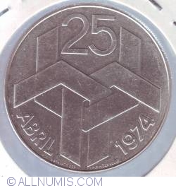 Image #2 of 250 Escudos 1976 - Revolutia Din 1974