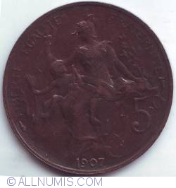 Image #1 of 5 Centimes 1907