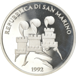 Image #2 of [PROOF] 1000 Lire 1992 R