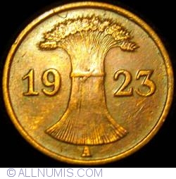1 Rentenpfennig 1923 A