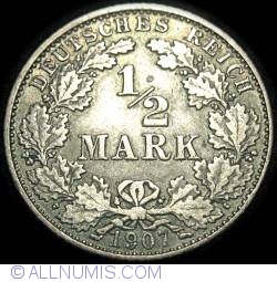 1/2 Mark 1907 D