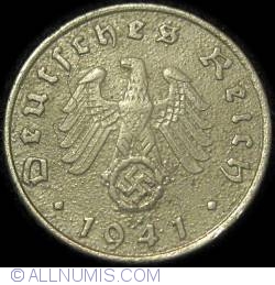 Image #2 of 5 Reichspfennig 1941 G