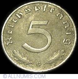 5 Reichspfennig 1941 G