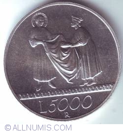 Image #1 of 5000 Lire 1999 - Sfantul Francis