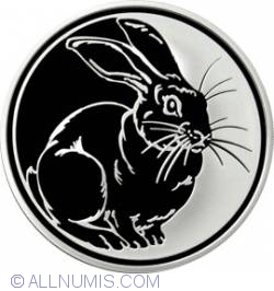 Image #2 of 3 Roubles 2010 - Rabbit