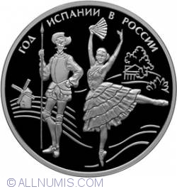3 Roubles 2011 - The Year of Spain in Russia and The Year of Russia in Spain