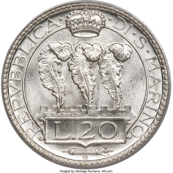Image #1 of 20 Lire 1931 R
