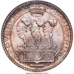 Image #1 of 20 Lire 1938 R