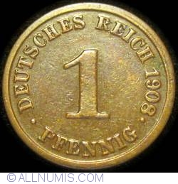 Image #1 of 1 Pfennig 1908 J