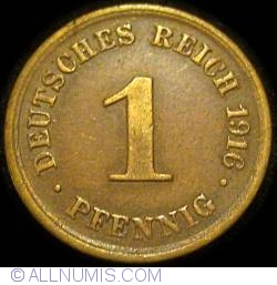 1 Pfennig 1916 D