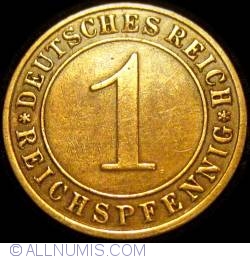 Image #1 of 1 Reichspfennig 1929 E