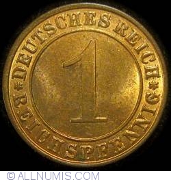 Image #1 of 1 Reichspfennig 1936 A