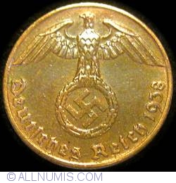 Image #2 of 1 Reichspfennig 1938 B