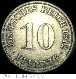 Image #1 of 10 Pfennig 1912 A