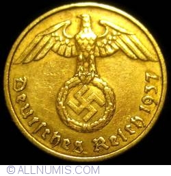 Image #2 of 5 Reichspfennig 1937 A