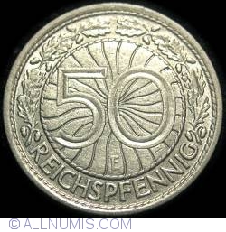 Image #1 of 50 Reichspfennig 1928 E