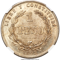 1 Peso 1895