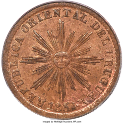 Image #2 of 5 Centesimos 1854