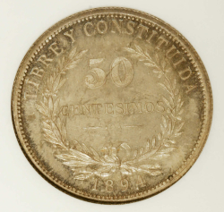 50 Centesimos 1894