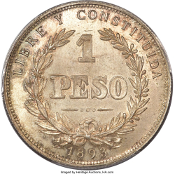 1 Peso 1893