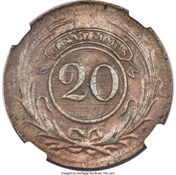 Image #1 of 20 Centesimos 1855