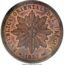 40 Centesimos 1857 D