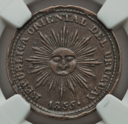 5 Centesimos 1855