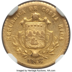 Image #2 of 1 Peso 1866