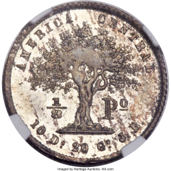 Image #1 of 1/8 Peso 1850