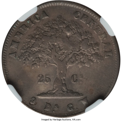 Image #1 of 25 Centavos 1864