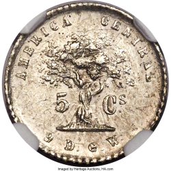 Image #1 of 5 Centavos 1869 GW