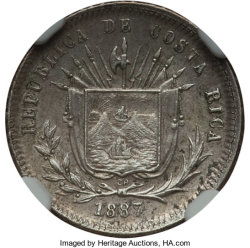 Image #2 of 5 Centavos 1887