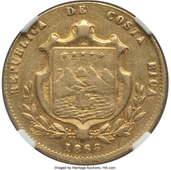 Image #2 of 5 Pesos 1868