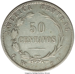 50 Centavos 1886