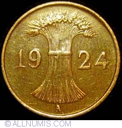 Image #2 of 1 Reichspfennig 1924 A