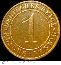 Image #1 of 1 Reichspfennig 1924 A