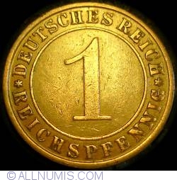 1 Reichspfennig 1927 E