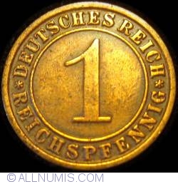 1 Reichspfennig 1927 F