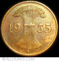Image #2 of 1 Reichspfennig 1935 A