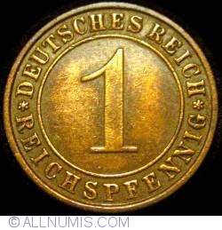1 Reichspfennig 1935 E