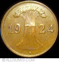 1 Rentenpfennig 1924 F