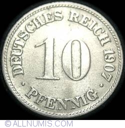 Image #1 of 10 Pfennig 1907 D