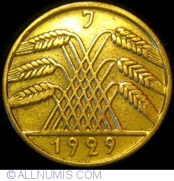 Image #2 of 10 Reichspfennig 1929 J