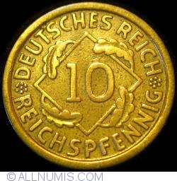 Image #1 of 10 Reichspfennig 1929 J