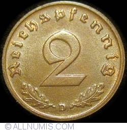 2 Reichspfennig 1940 D