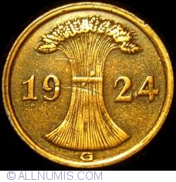 2 Rentenpfennig 1924 G