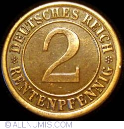 2 Rentenpfennig 1924 G