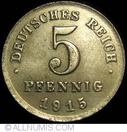 5 Pfennig 1915 A