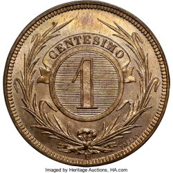 Image #1 of 1 Centesimo 1869 H