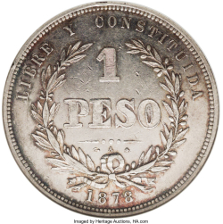 Image #1 of 1 Peso 1878 A